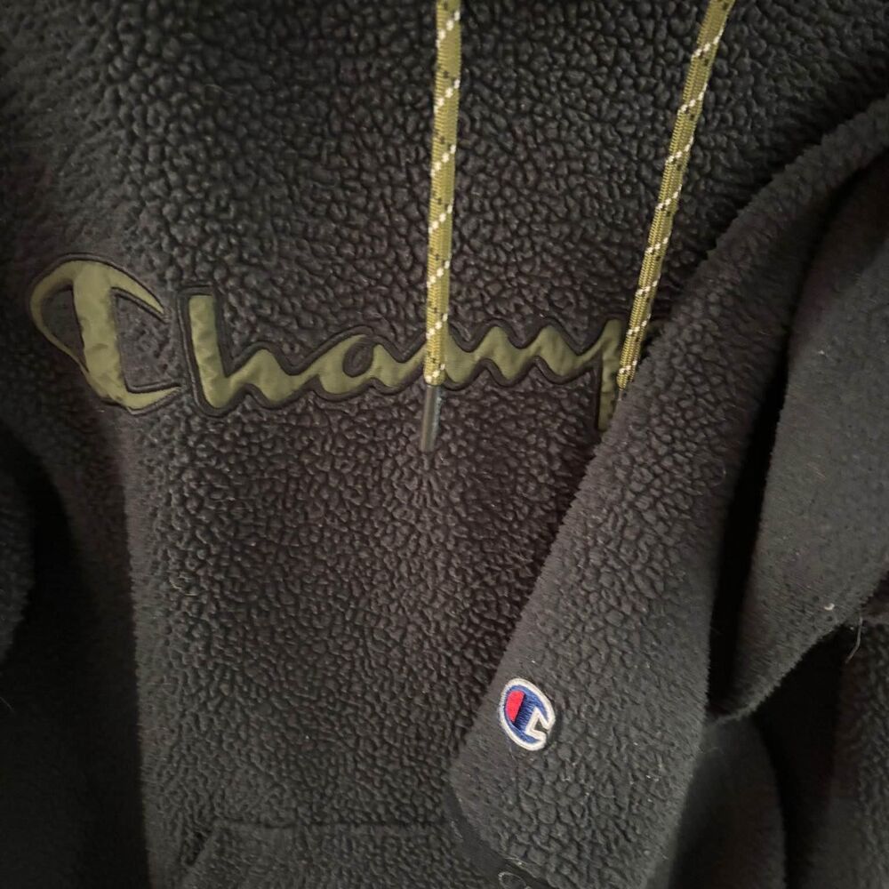 Boys Champion Sherpa Athletic Hoodie W/ Pockets Jacket Clothes Size L/XL 12-14 - Picture 2 of 7